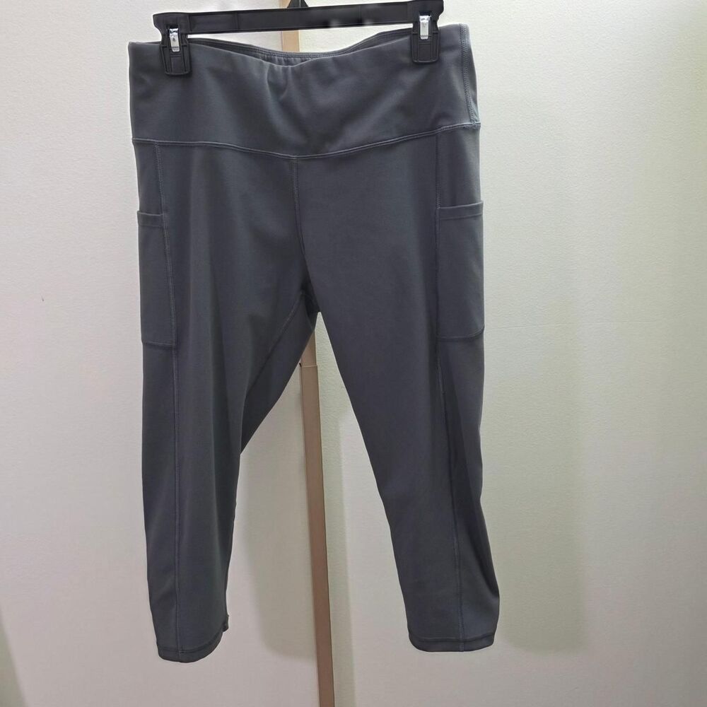 Unbranded Women's Grey and Black Leggings